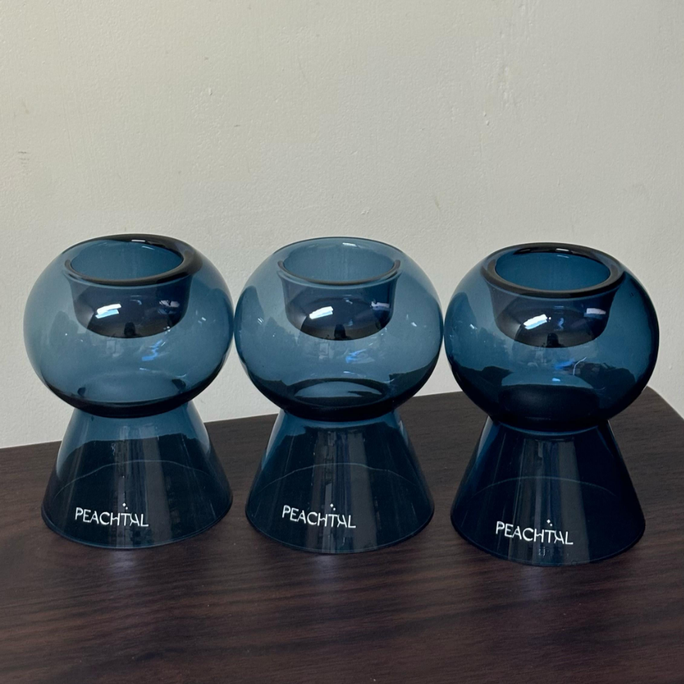 【Peachtal Planet】手工玻璃茶蠟座